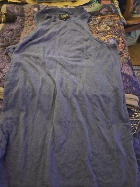 gmGirlfriend Collective Blue High-Neck Tank Top